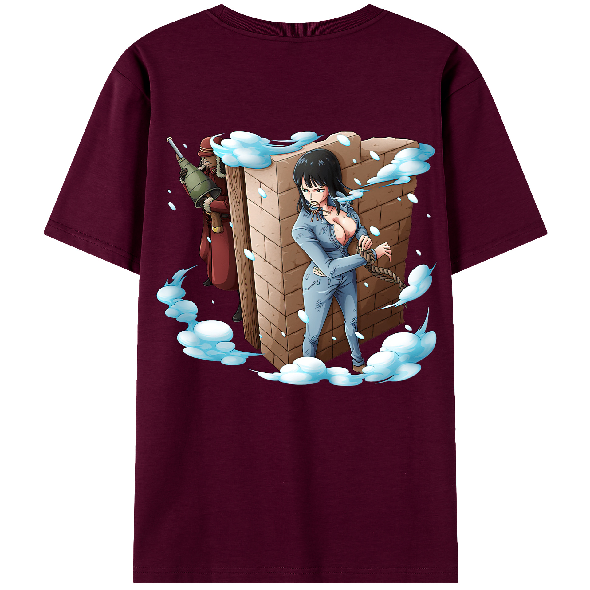 ワンピース ニコ・ロビン ONE PIECE Nico Robin レディース半袖Tシャツ(バックプリント)